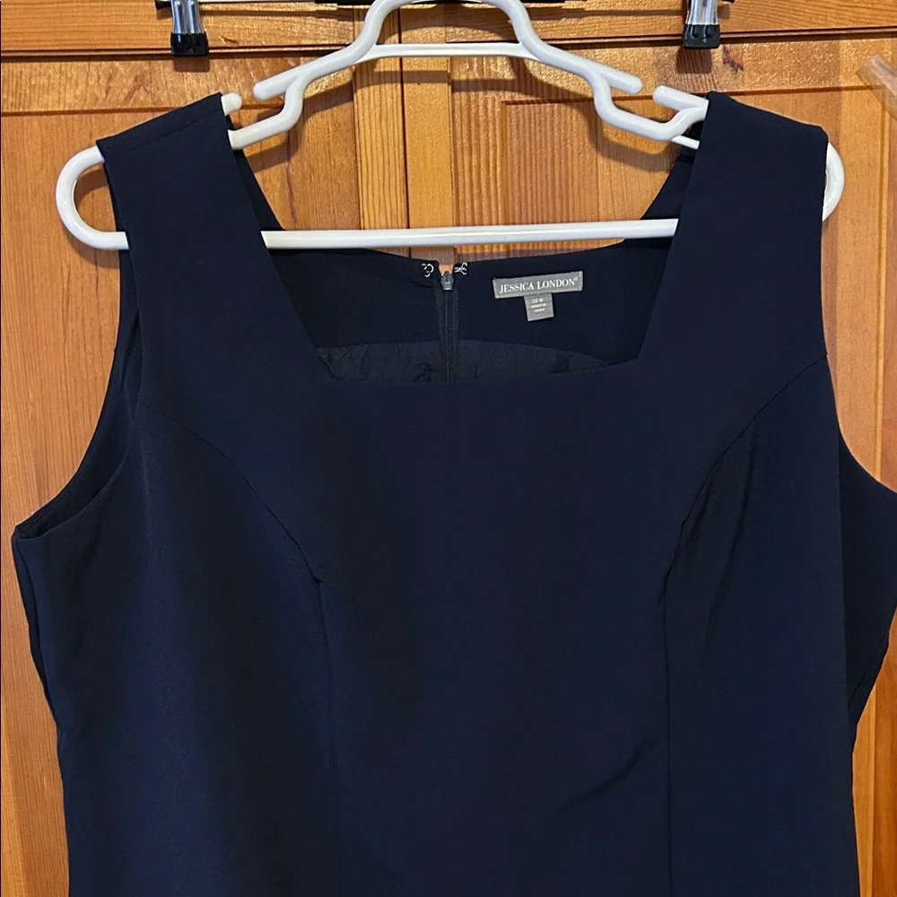 Jessica London Navy Sleeveless Sheath Dress Plus 24W NWOT | Classic Workwear